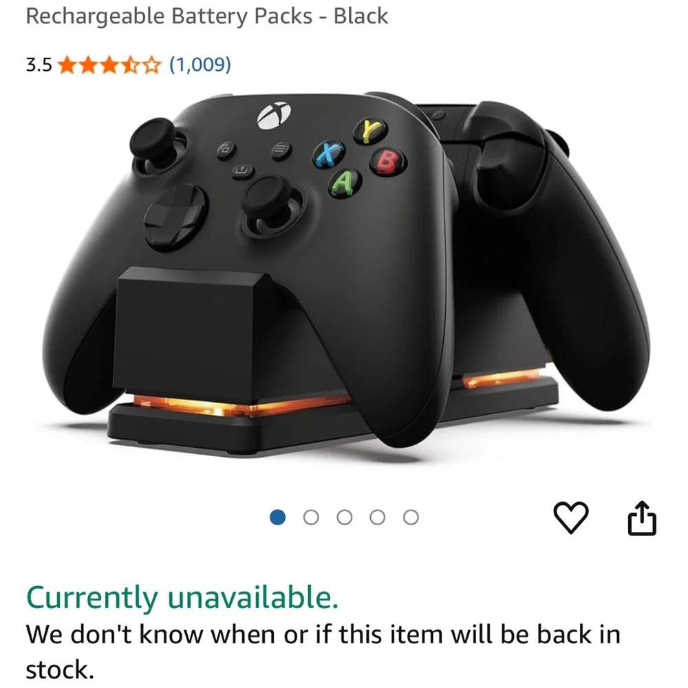 Xbox Dual Charging Station - Black by Power A